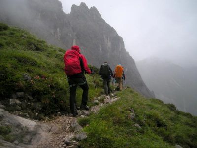 009-Zugspitzanstieg zum Hoellentalferner